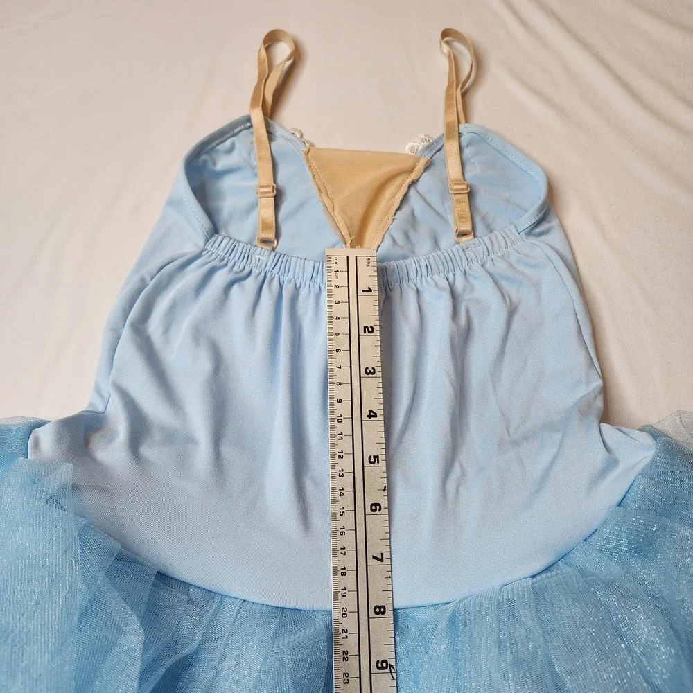 Tutu Ballet Dress Blue Size 10-12 New